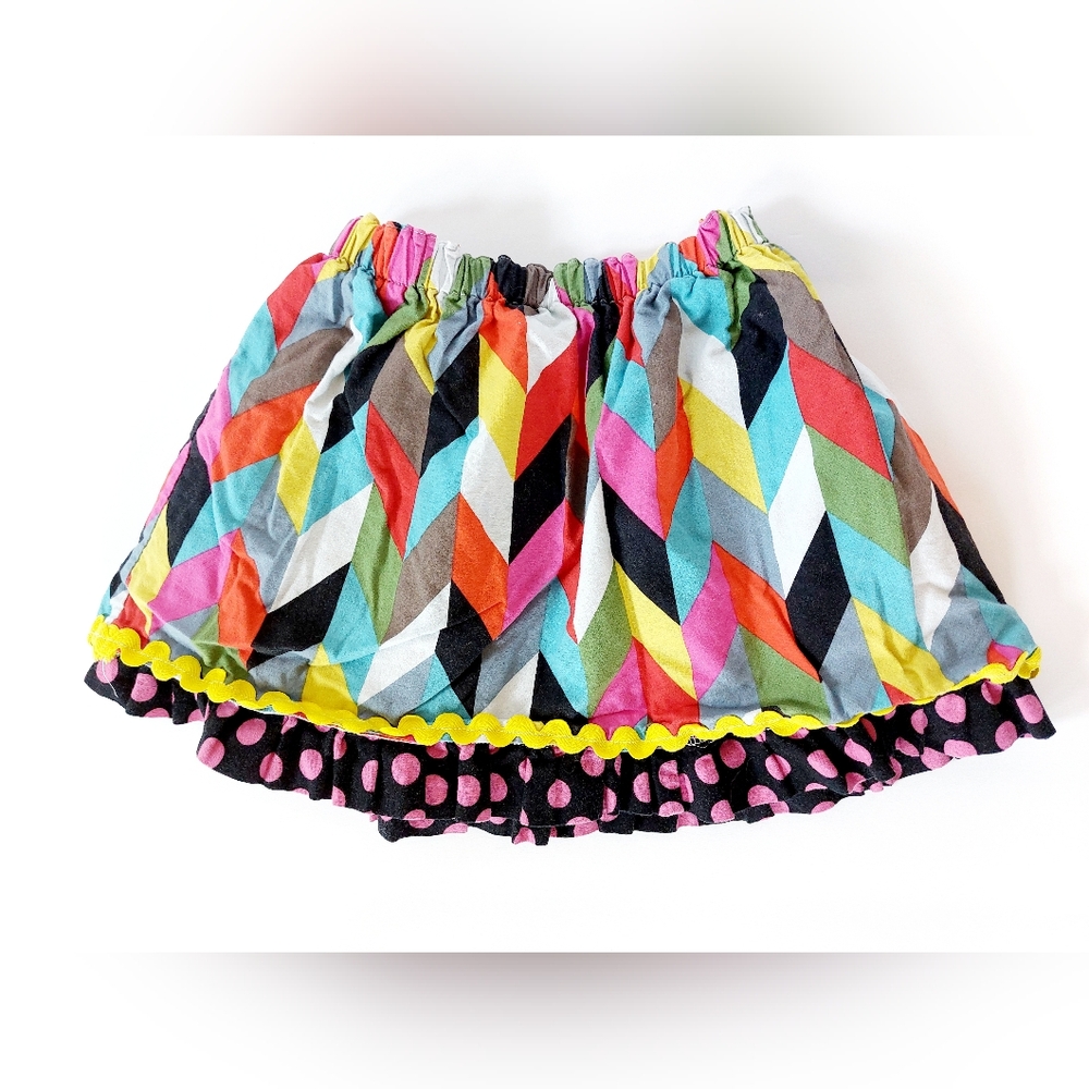Chevron And Polka Dot Skirt Reversible 2t Lilee‎ Louise